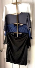 5 Real Essentials Blank T-Shirts White,Blue,Gray, 2 Black Size L