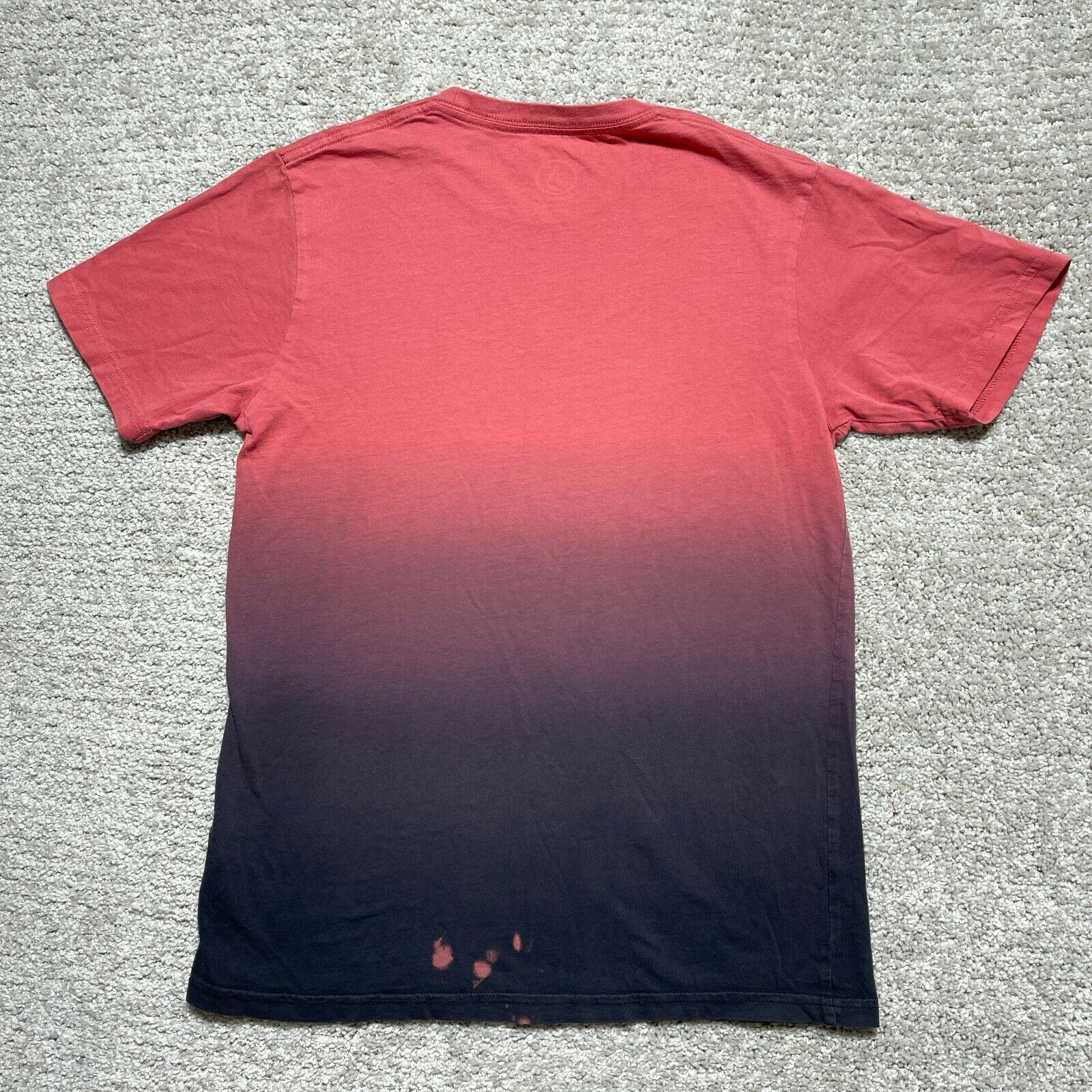 Volcom Tag Spark Red Fade To Black Modern Fit Shirt Boys Large gallery