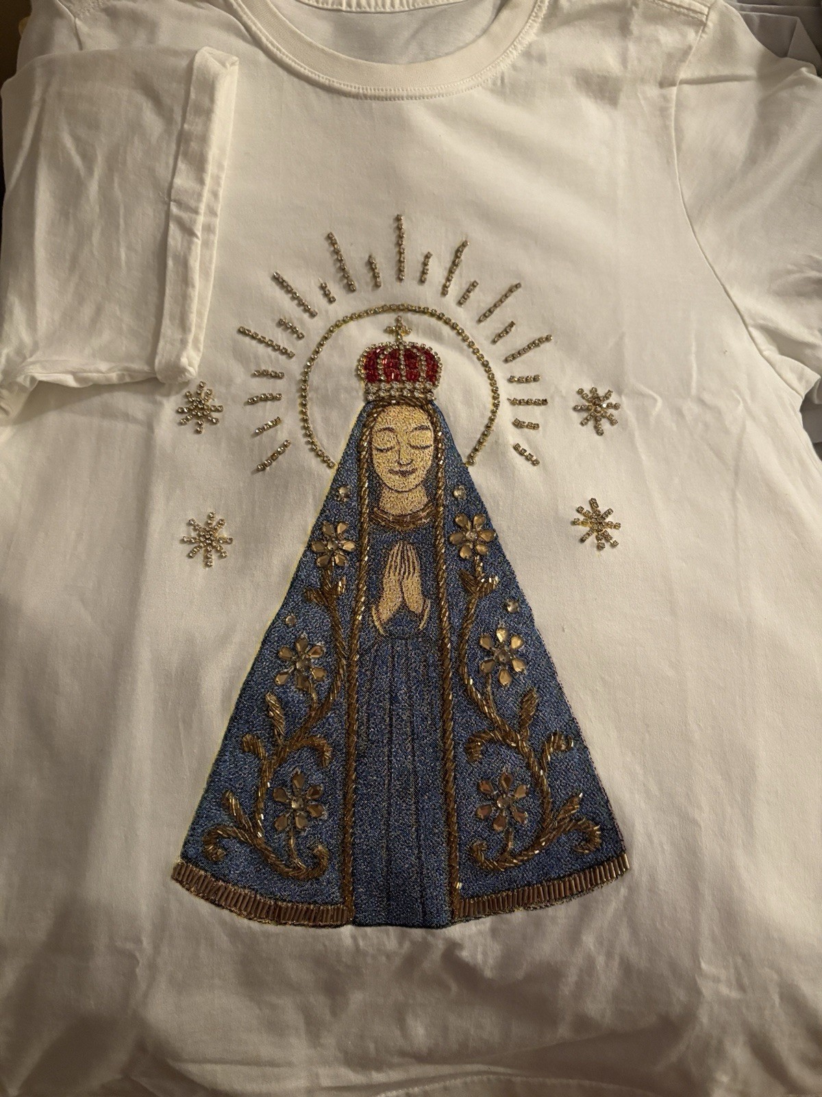 Handmade Nossa Senhora Aparecida Holy Mother Small Tshirt gallery