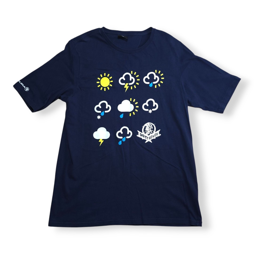 Endura T Shirt Mens Size XXL Blue Short Sleeve Graphic Print Endura T Shirt gallery