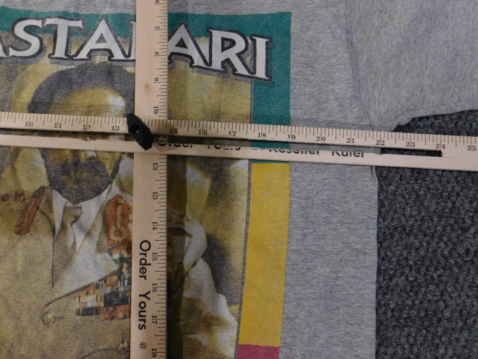 Vintage Rastafari Selassie I Shirt Mens XL Gray His Imperial Majesty Reggae 2003 gallery