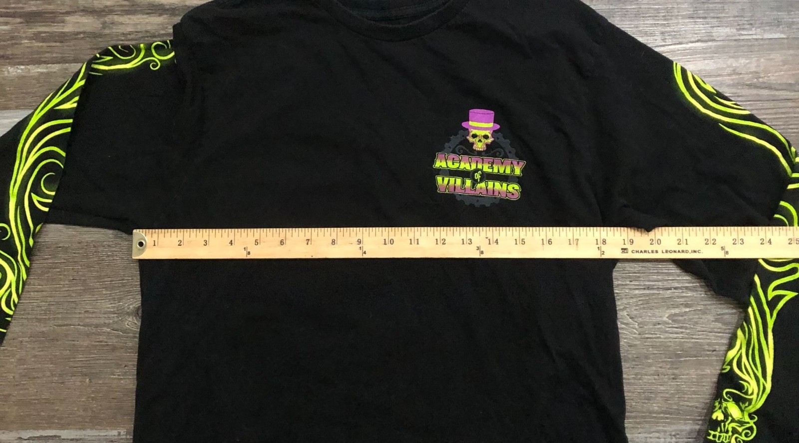 Universal Studios Halloween Horror Nights Academy of Villains Mens Medium LS Sh gallery