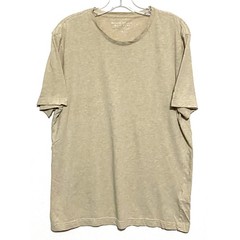 Banana Republic Soft Wash Solid Crew Neck Shirt Men L Classic Neutral Casual Y2K
