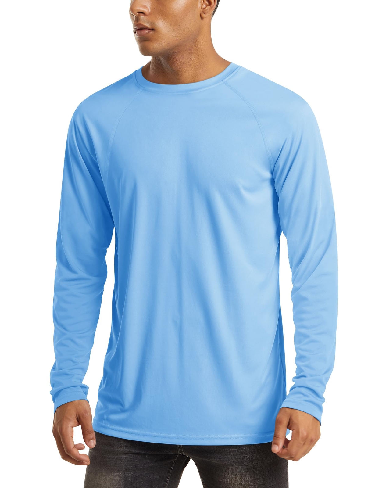 Men's Long Sleeve Shirts UPF 50+ UV Sun Protection Athletic Shirt Run Rash Guard gallery