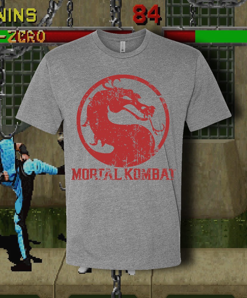 Mortal Kombat Classic Logo Shirt Adult & Youth sizes up to 6XL Fast Ship!! gallery