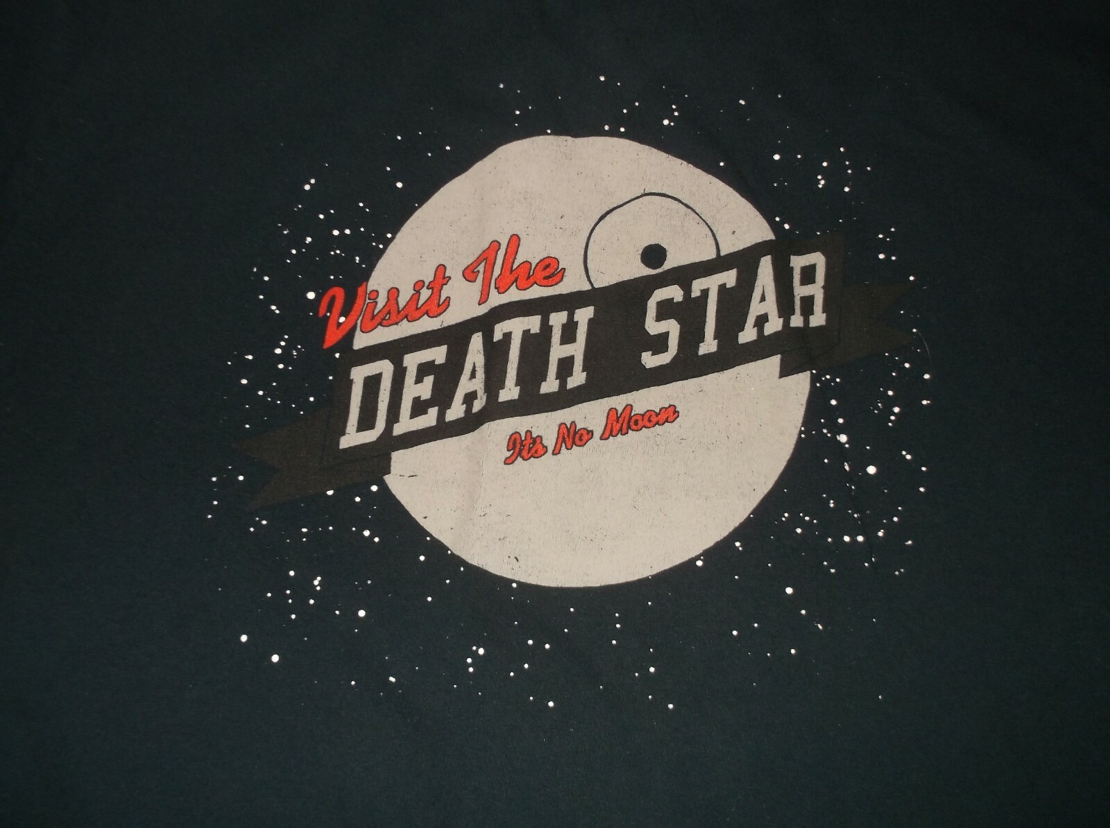 Star Wars Visit The Death Star It's No Moon T Shirt Sz Large L 100% Cotton gallery