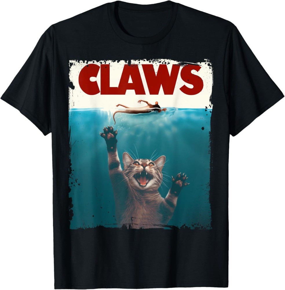 Claws Funny Cat I Love Cat Paws Cat Parody Animal Unisex T-Shirt gallery