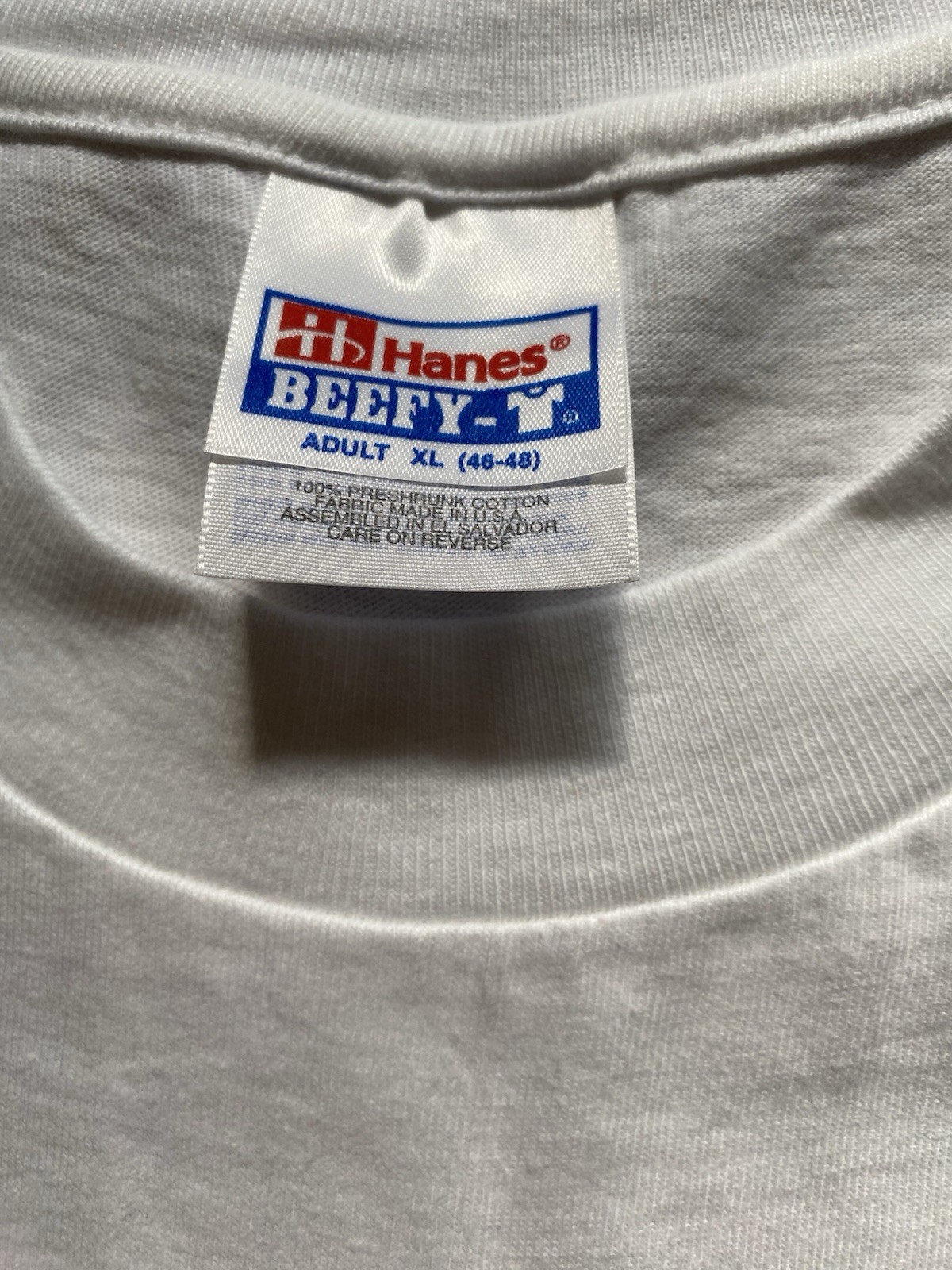 Hanes Beefy T-Men's Vintage 1990s Tulsa Sheriff “Stop Violence Against Women” XL gallery