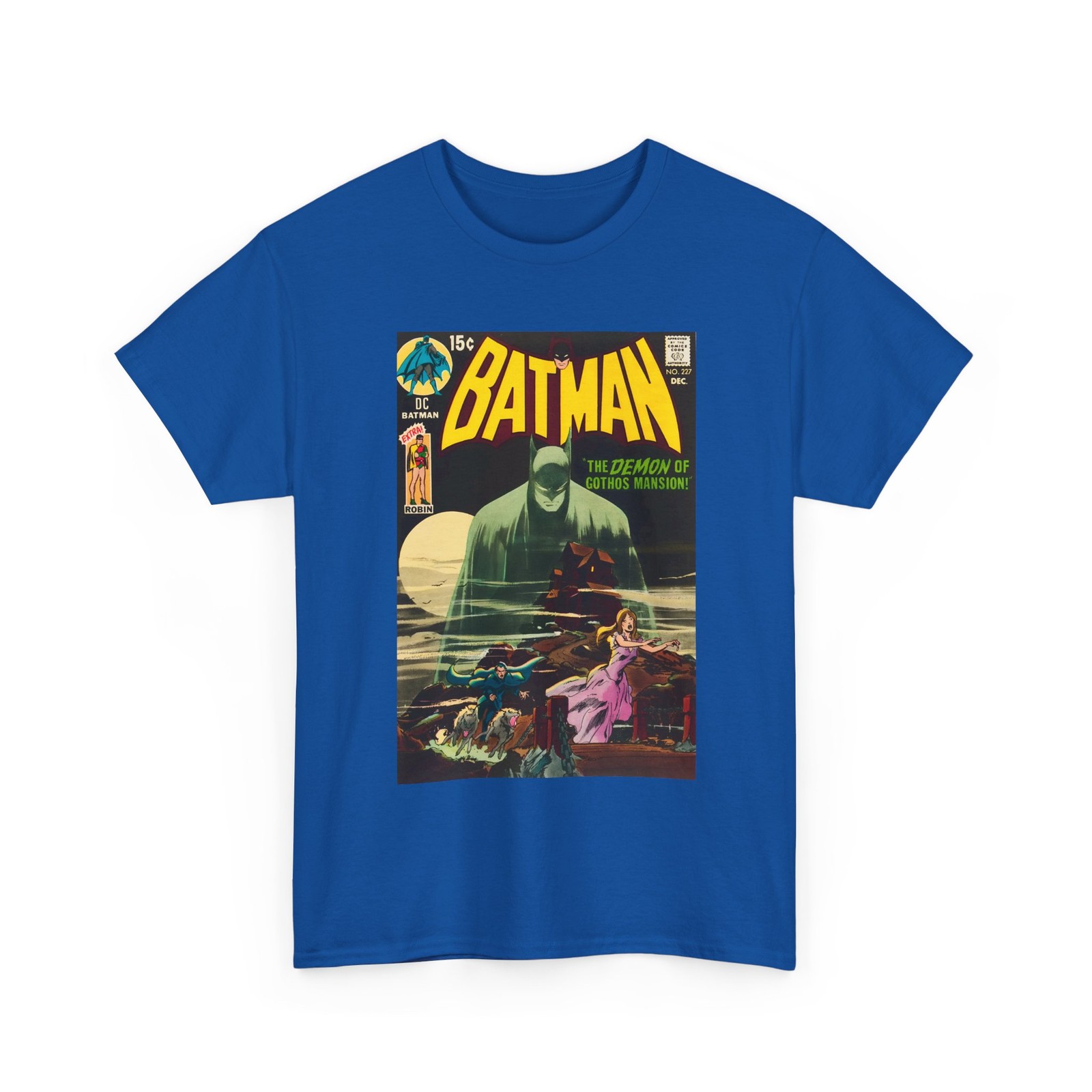 Batman #227 T-Shirt - Neal Adams Art - DC Comics - Demon of Gothos Mansion gallery