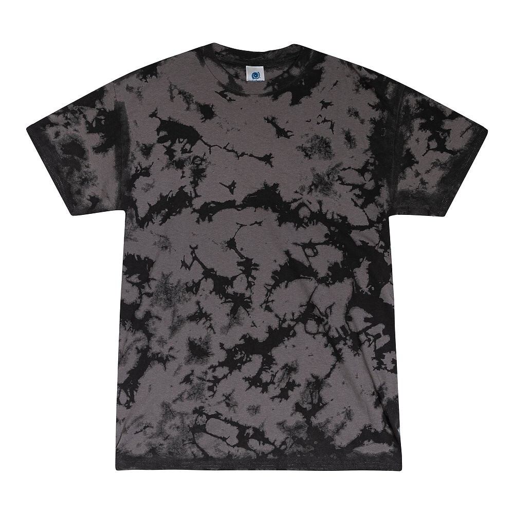 Multi-Color Tie Dye Iced T-Shirts, Adults Short Sleeve Cotton Colortone gallery