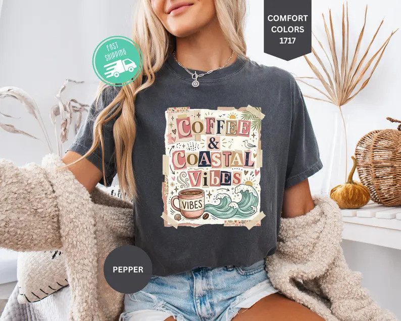 Coastal Coffee Comfort Tee