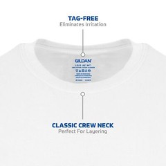 Gildan Men’s Crew T-Shirts Multipack Style G1100 6 White (6-pack) Medium