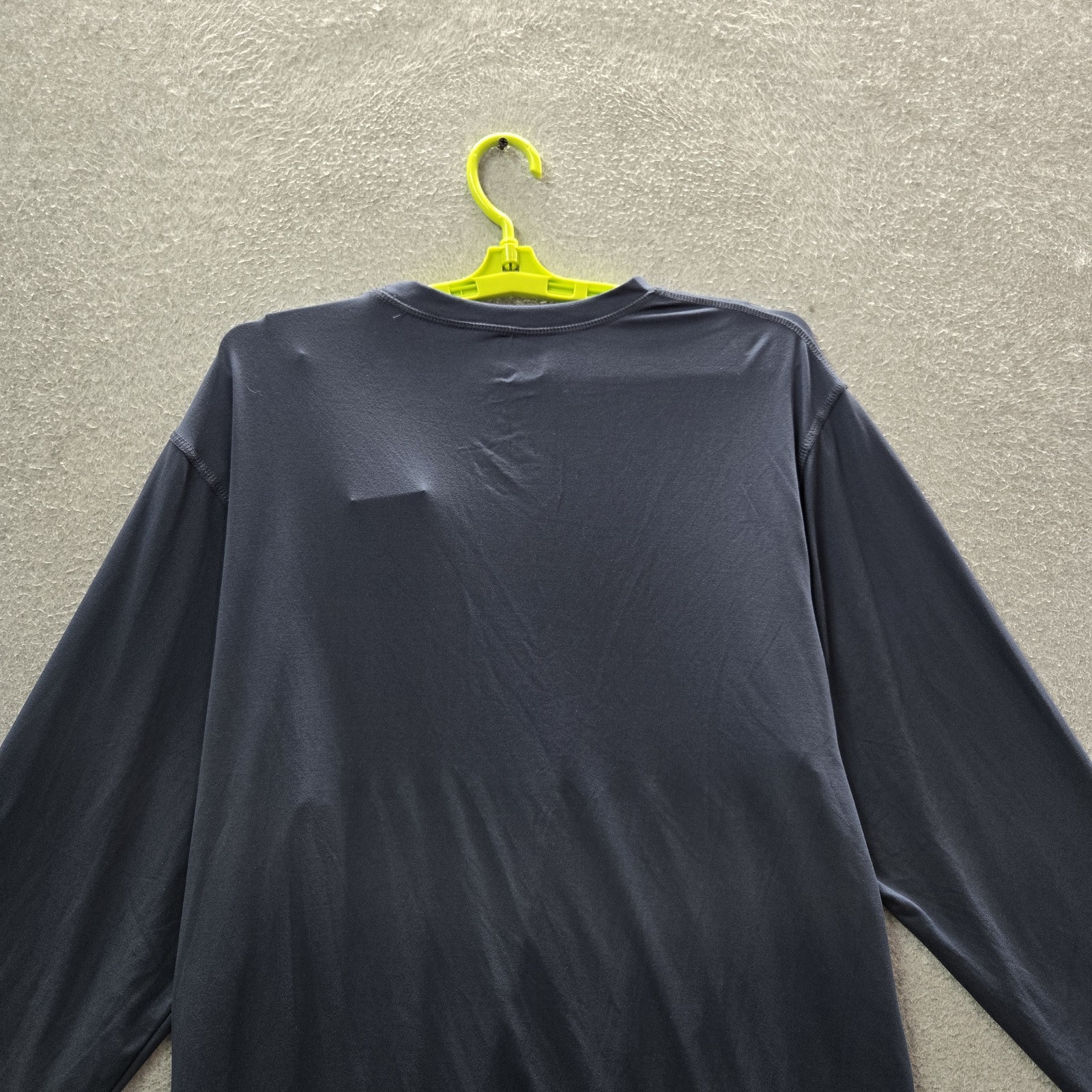 Hang Ten Men Shirt XL Navy Surfing Co Logo Activewear Long Sleeve NWT gallery