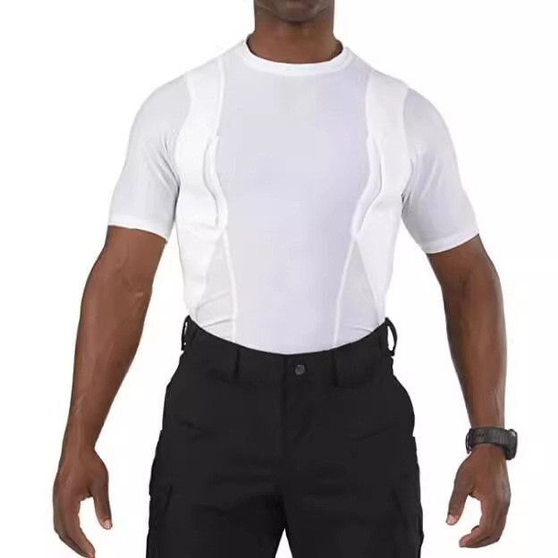 Men's Concealed Holster Tactical High Stretch T-Shirt gallery