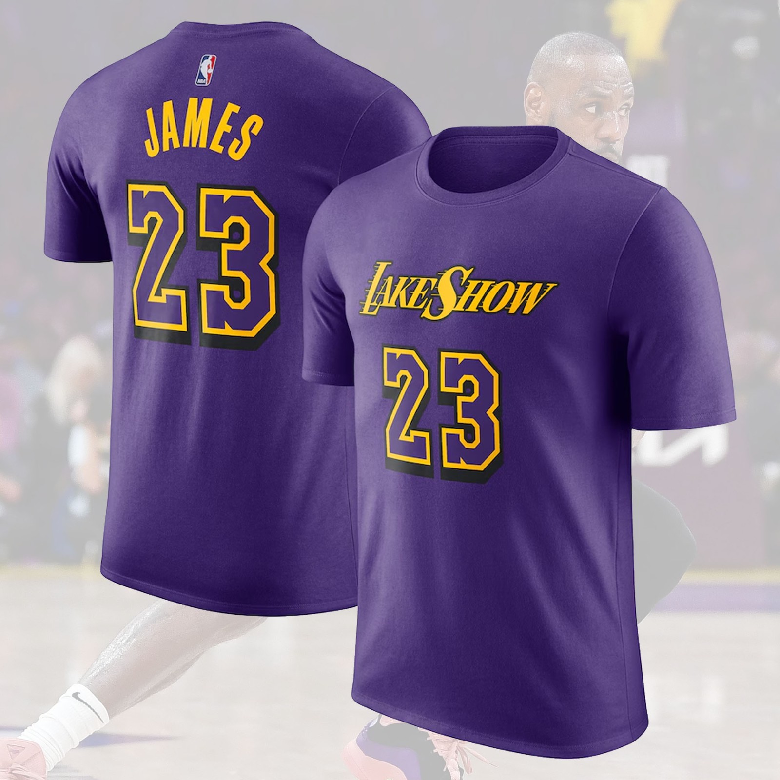SALE OFF! LeBron James #23 Los Angeles Lakers 2025 Name & Number Gift For Fans gallery