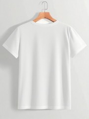 Men’s Christian Graphic Print Casual Crew Neck T-Shirt Streetwear Fashion Tee