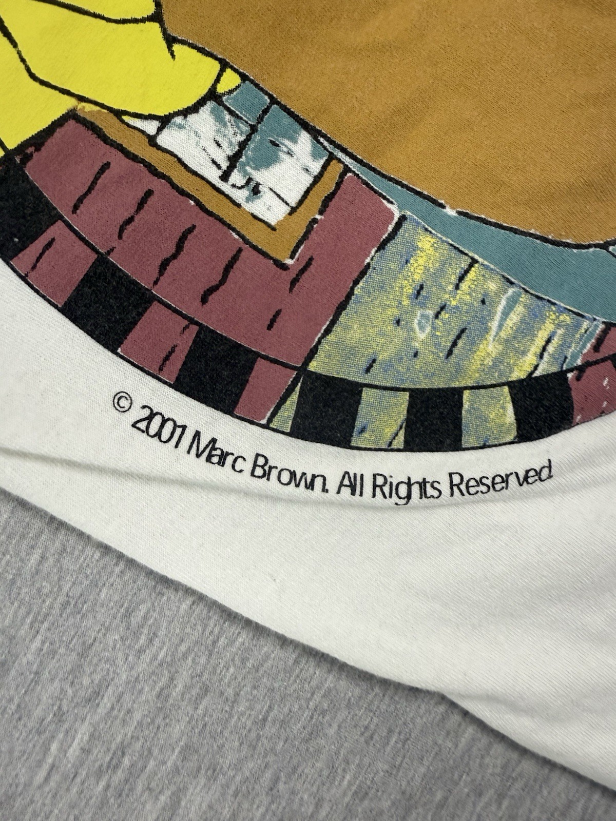Vintage 2001 Arthur Cartoon Shirt. youth/childen size S. animated TV show gallery