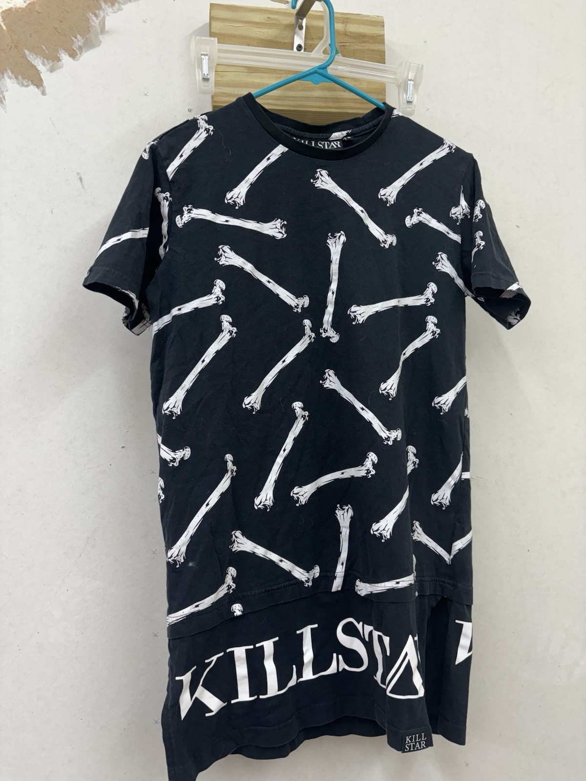 Killstar F***ing Fantastic Bones Short Sleeve T-shirt Size Small