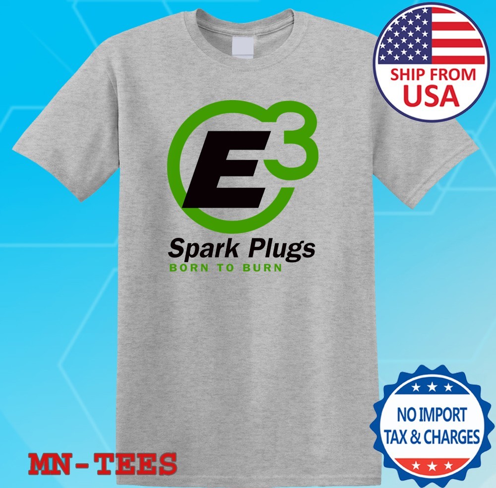 E3 Spark Plugs Grey Size S-5XL