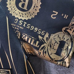 Switch Remarkable Billionaires Club Real Deal #23 Baseball Jersey Black Gold XL
