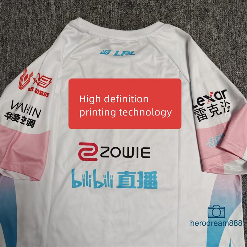 LOL 2026 BLG T-shirt Champion Team LPL Uniform Tshirt Esport Bilibili Gaming TEE gallery
