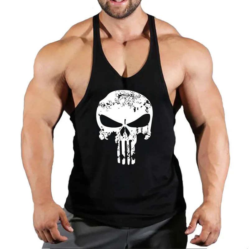 Men's Workout Tank Tops Gym Muscle Tee Bodybuilding Fitness Sleeveless T Shirts gallery