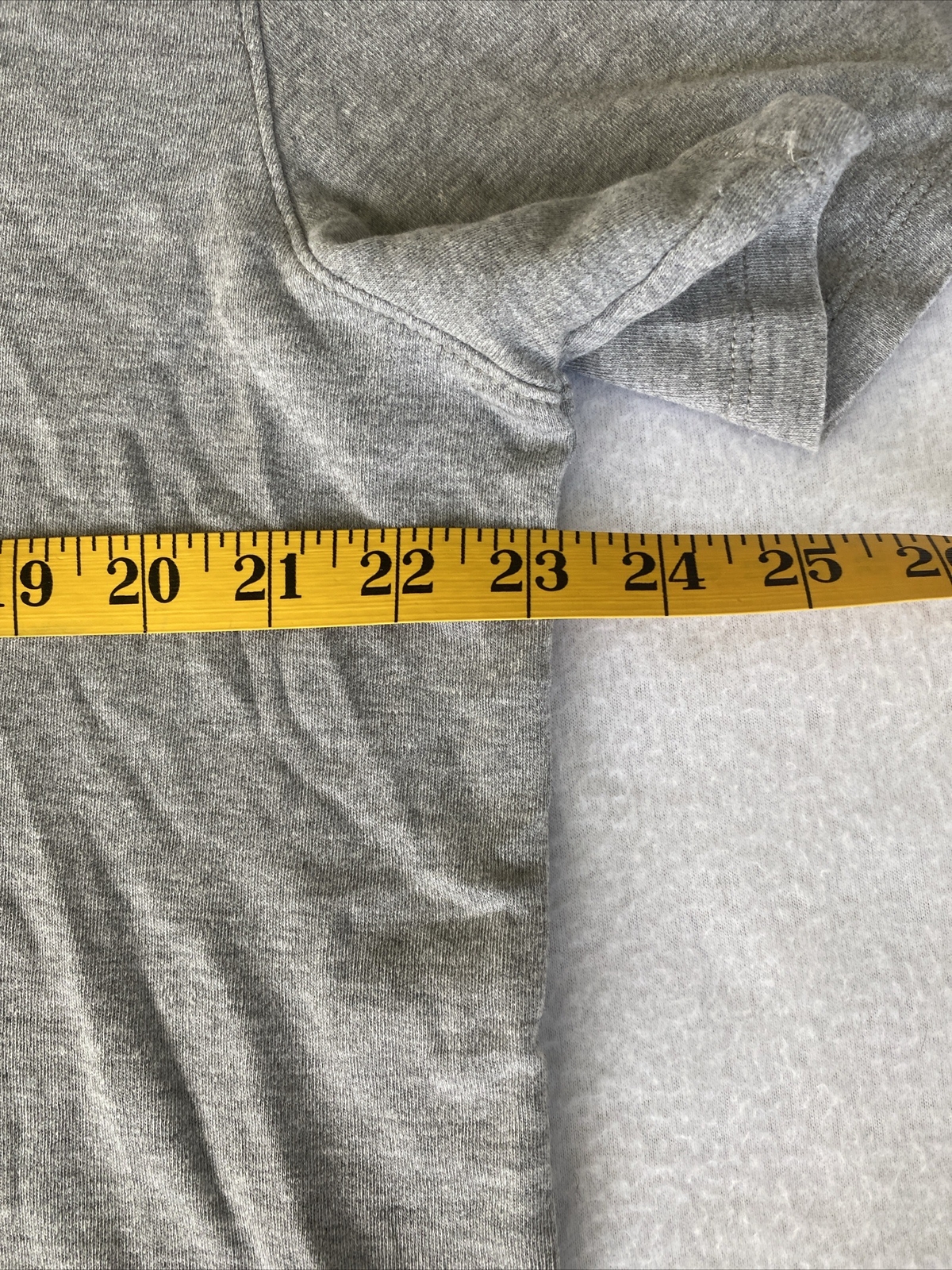 DKNY Men's T-shirt XL Gray Short Sleeve Cotton Blend Designer City Old Money Y2K gallery