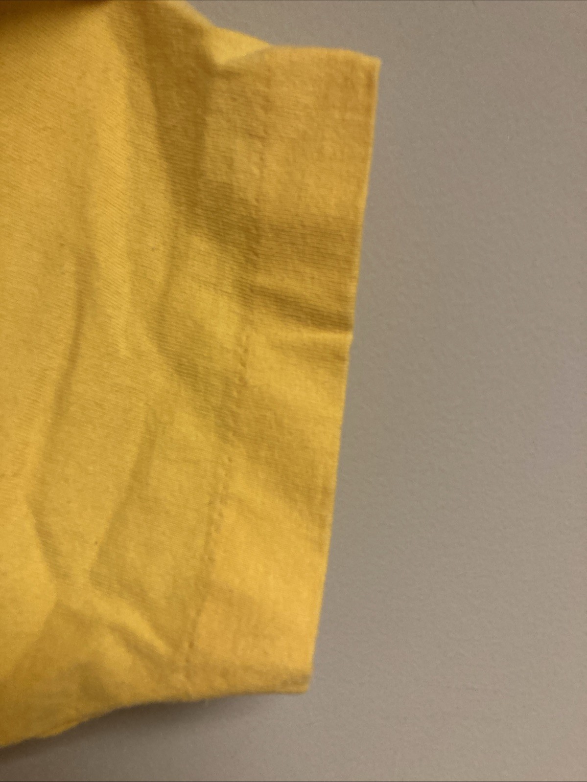 VTG 80s 70s Harold’s Front Pocket Blank Yellow Single Stitch T-shirt Hong Kong S gallery