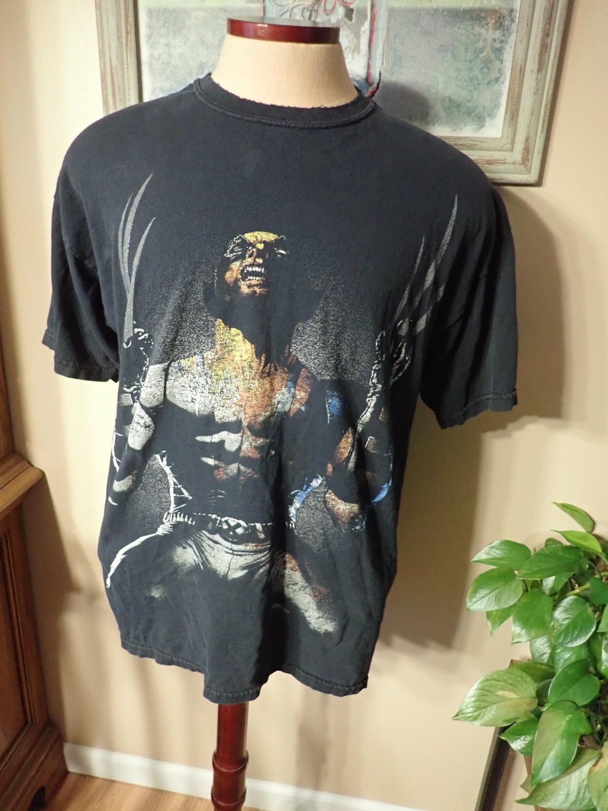 Vintage Y2K Marvel Mad-Engine Wolverine Shirt Sz L/XL See Measurements gallery