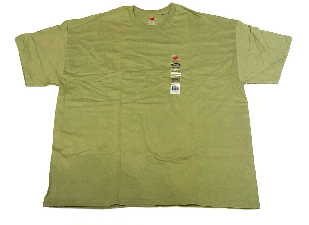 2 New Hanes Men’s Tagless Comfort Soft 100% Cotton T-Shirt – Size 2XL