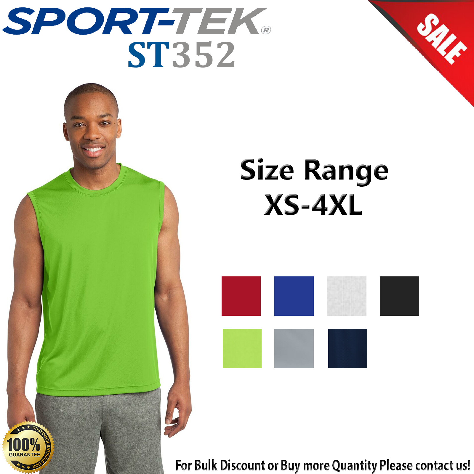 Sport-Tek ST352 Mens Sleeveless Dri-Fit Competitor Moisture Wicking T-Shirt gallery