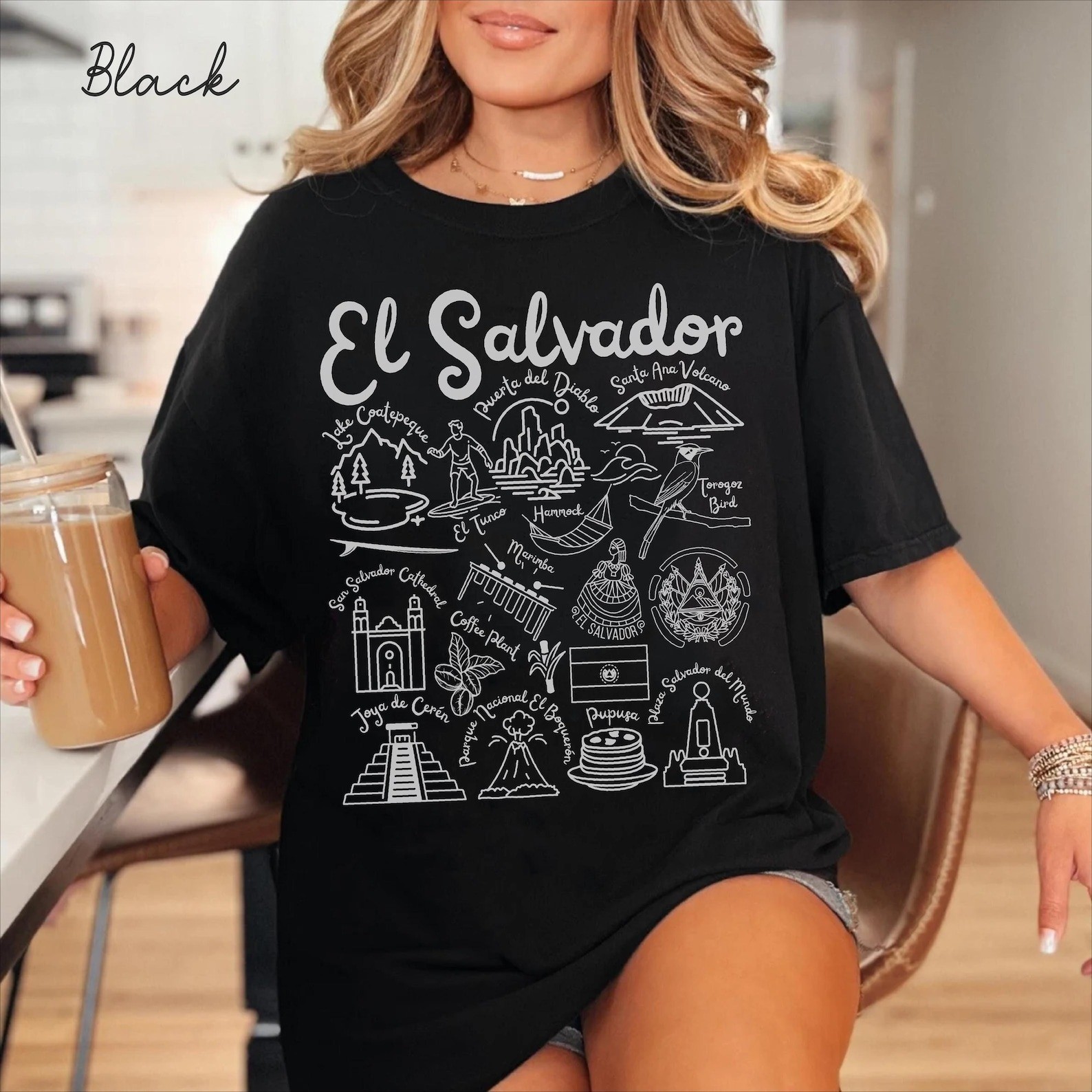 El Salvador Mass Shirt Gift Travel El Salvador Trip Lovers Souvenir Tee gallery