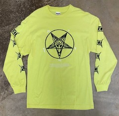 FUCT Cult Awareness 2020 Long Sleeve LARGE Safety Green Shirt RARE Erik Brunetti