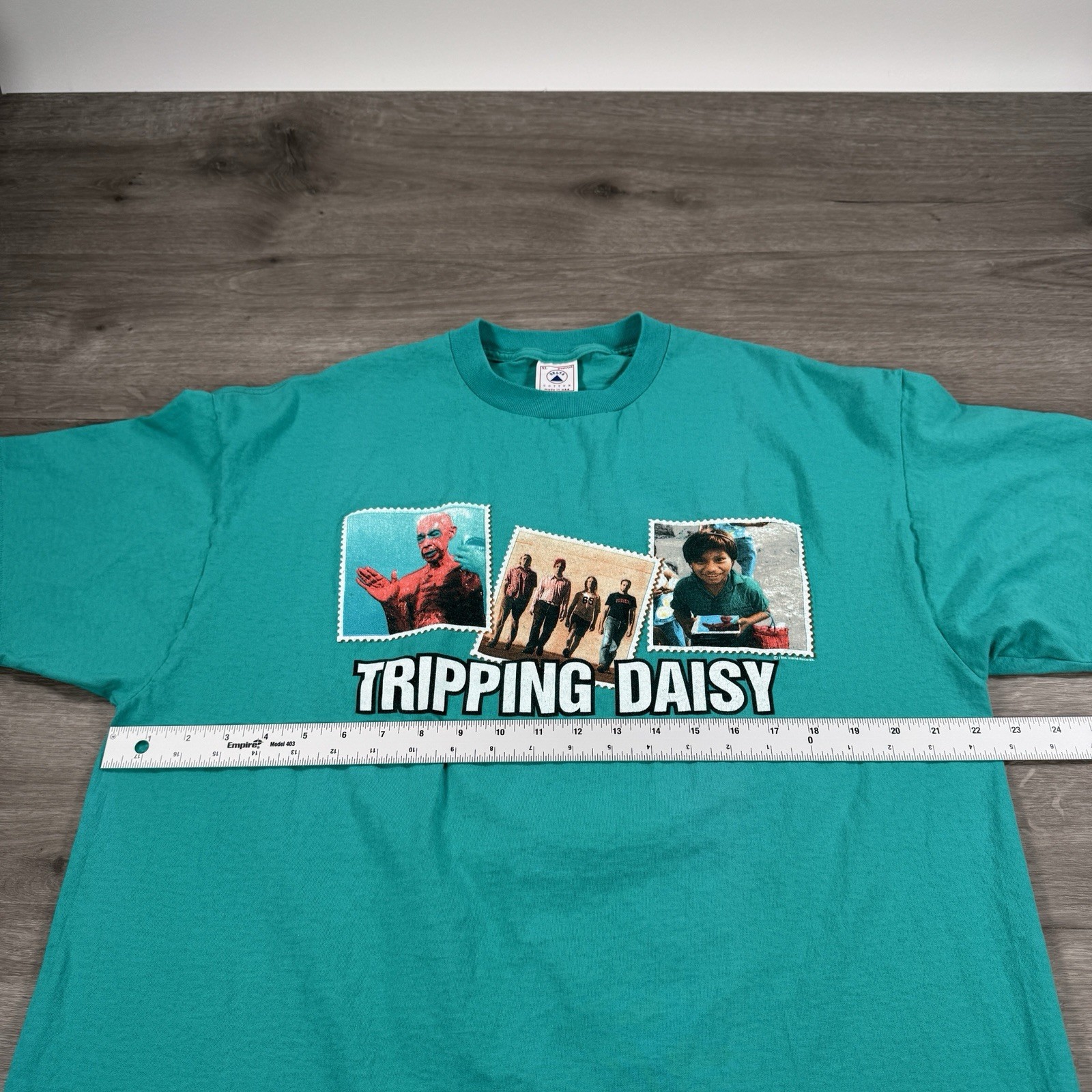 VTG 90s Tripping Daisy T-Shirt I Am An Elastic Firecracker Band Tee XL RARE 1995 gallery