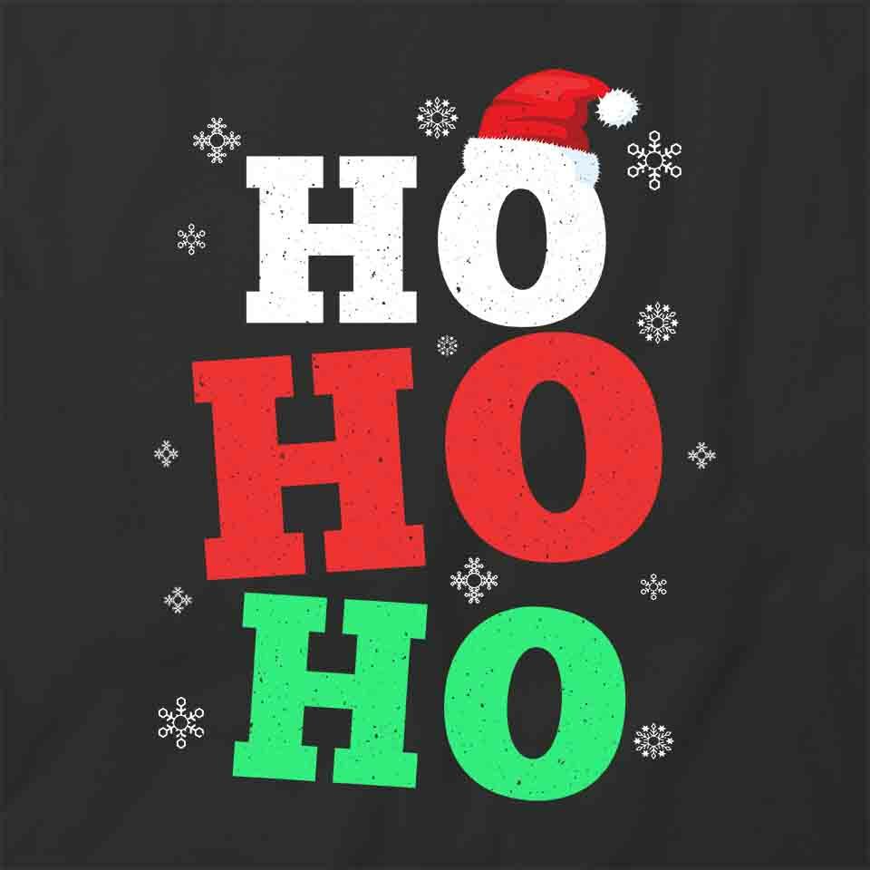 HO HO HO TShirt Tee Short-Sleeved Cotton CLOTHING HOLIDAY S1BCA181 gallery