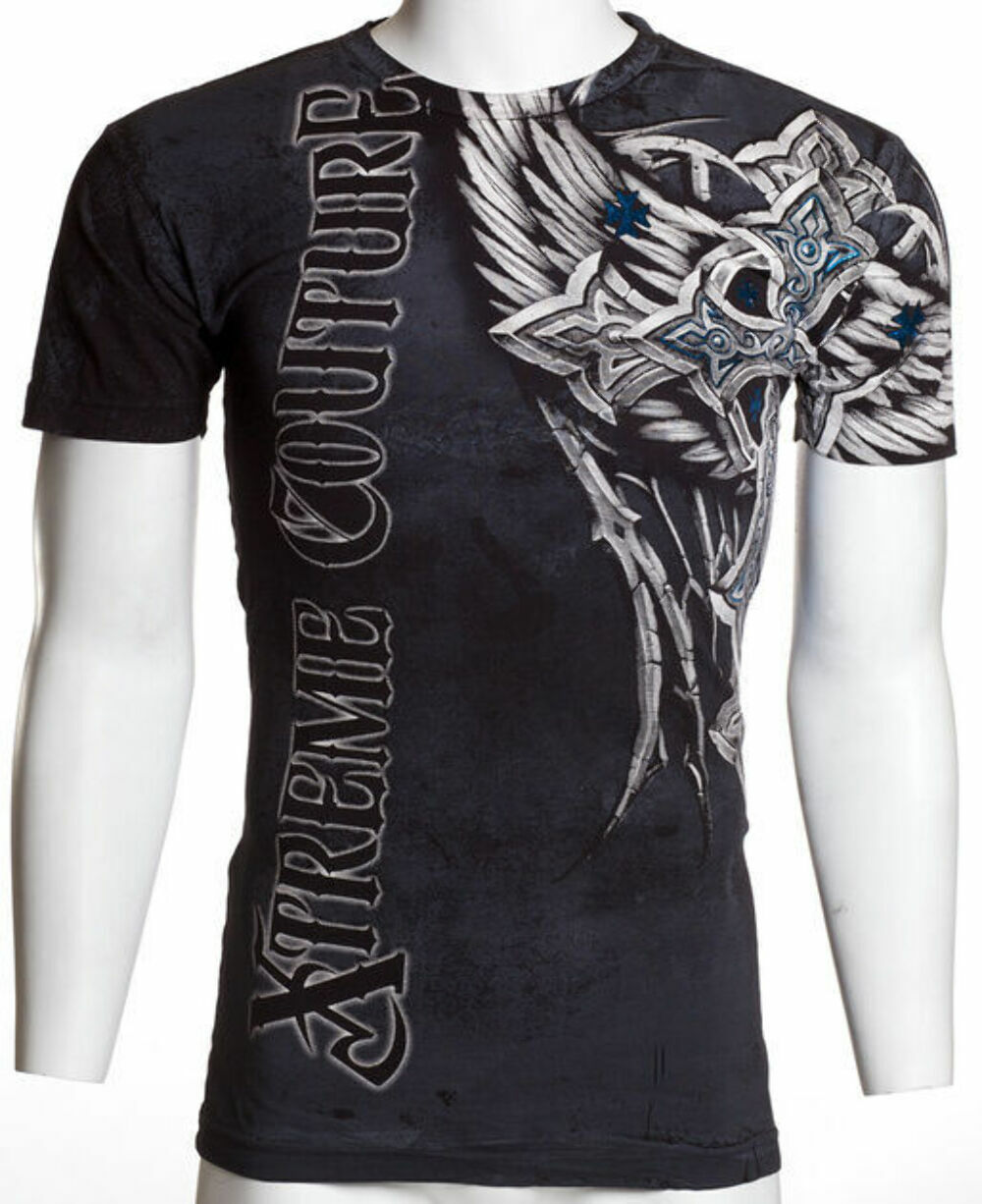 Xtreme Couture Affliction Men's T-Shirt PANTHER Black Tattoo Biker S-5XL gallery