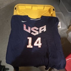 Anthony Davis Team USA Short Sleeve Short Size Xxl