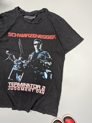 Vintage Terminator 2 Judgment Day T-Shirt StudioCanal Schwarzenegger 90s-00s M