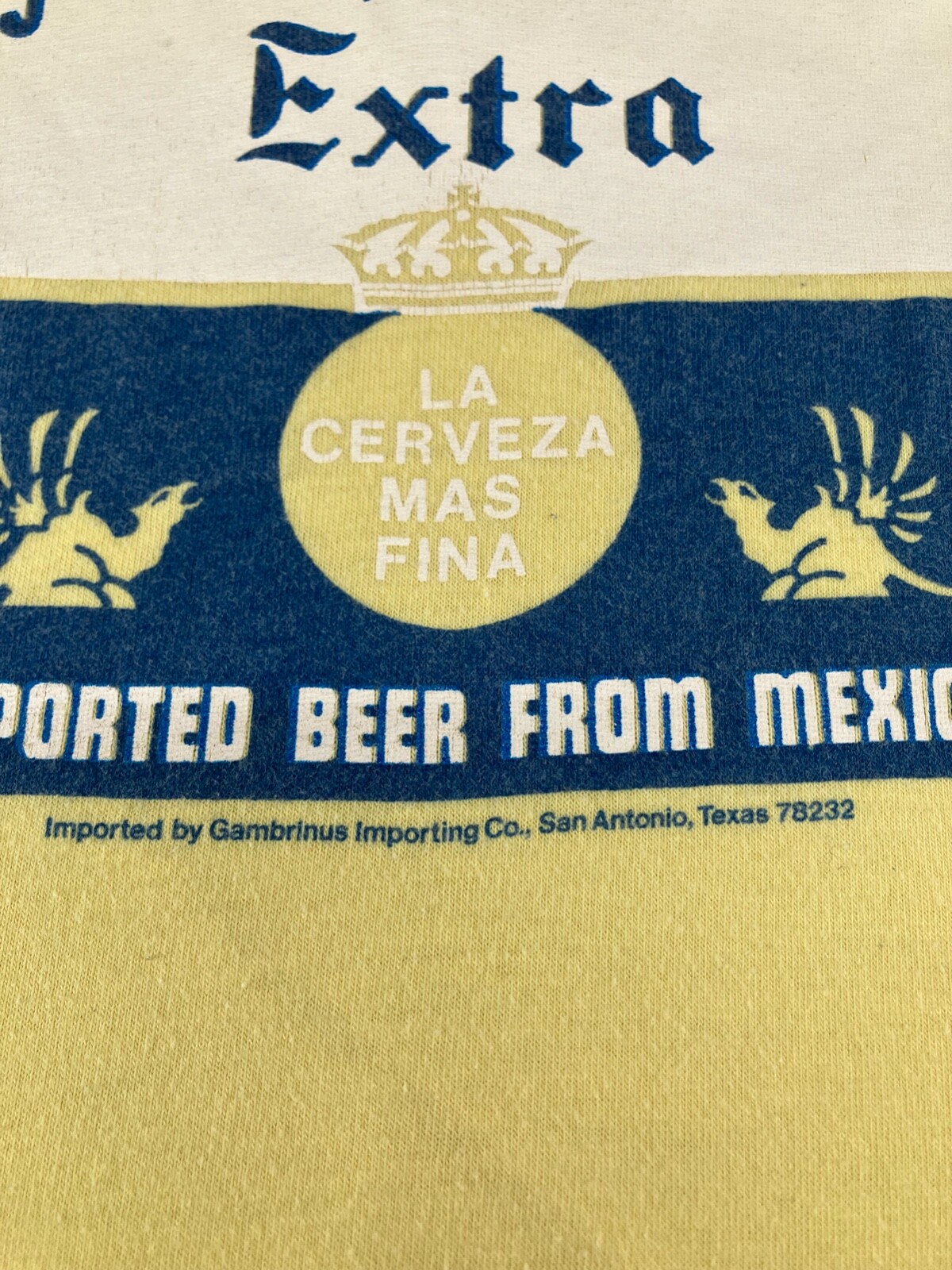 Vintage Corona Extra Shirt Mens Small Yellow Imported Beer Alcohol Skimmers gallery