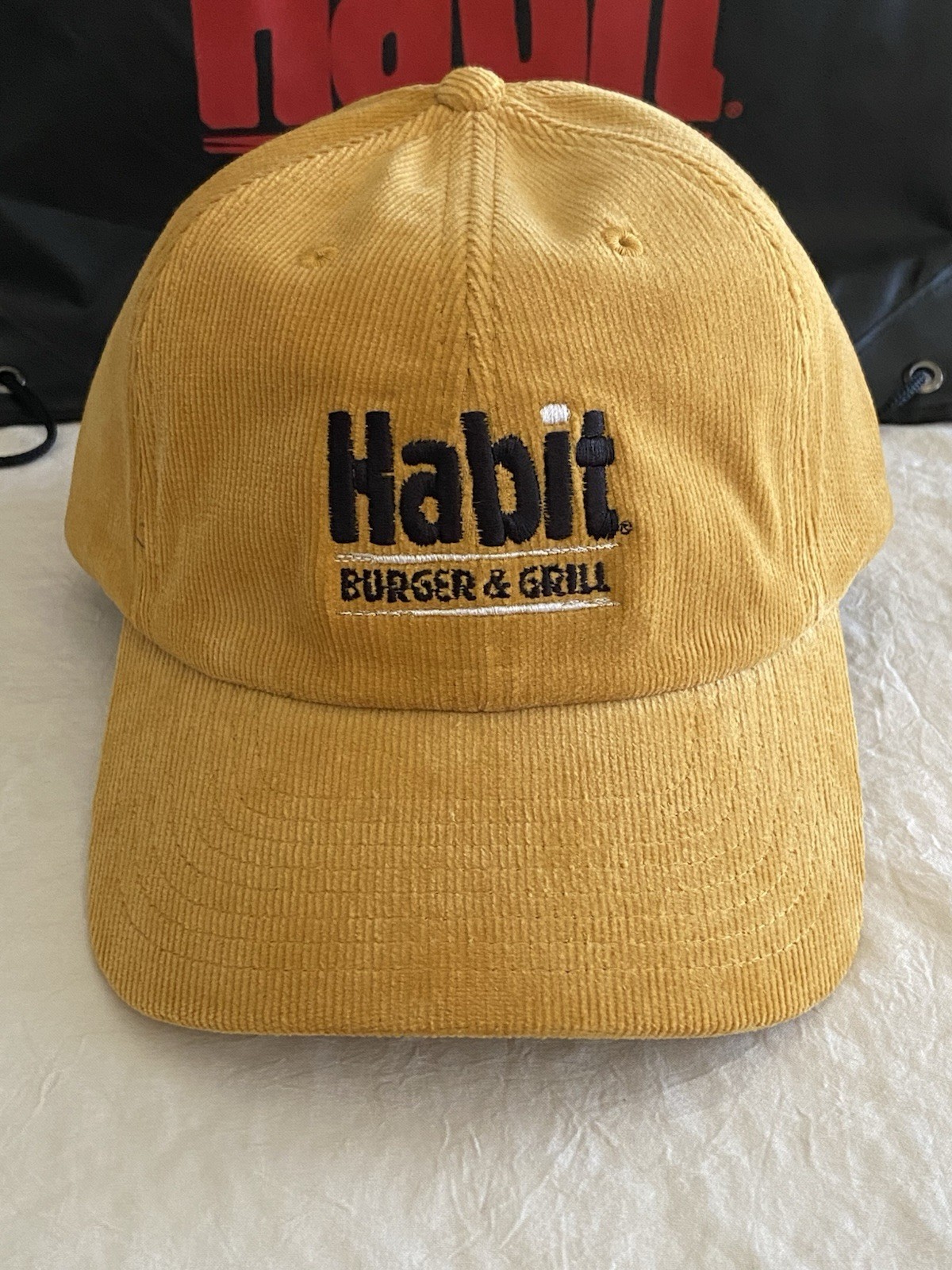 Habit Burger Gift Bundle T-Shirt Small + Hat + Notebook + Drawstring Bag NWT 🔥 gallery