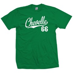 Chevelle 66 Script Tail Shirt | 1966 Classic Muscle Race Car | All Size & Colors