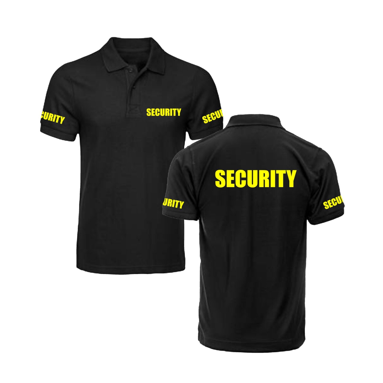 Security Classic Polo Shirt, Doorman Bouncer Uniform Workwear Bodyguard Polo