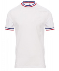 PAYPER FLAG Men’s Cotton Short Sleeve Collar Crewneck T-Shirt