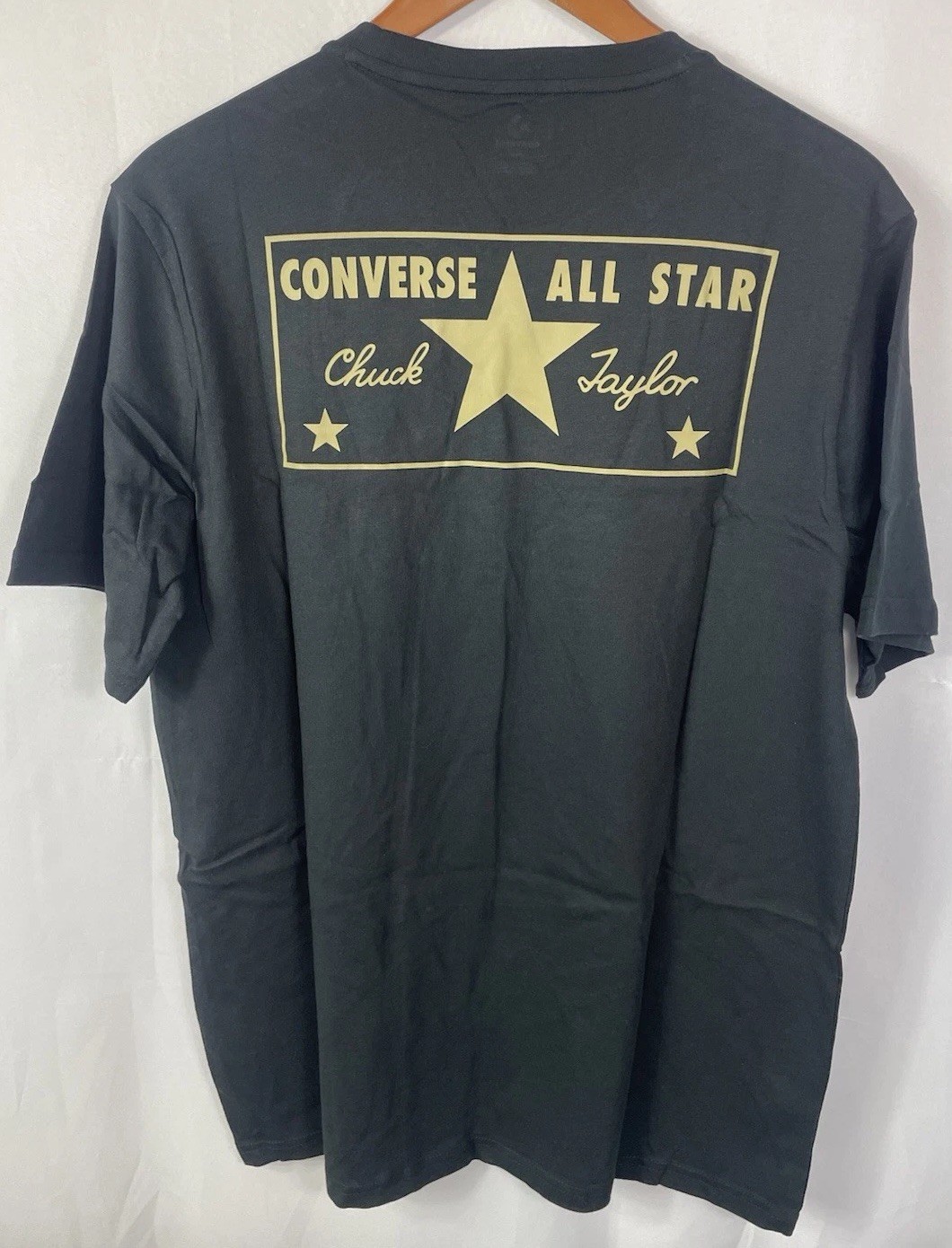 Converse Men's Lot of 3 Logo Crew Tees in Black, White & Blue Pick Your Size NWT gallery