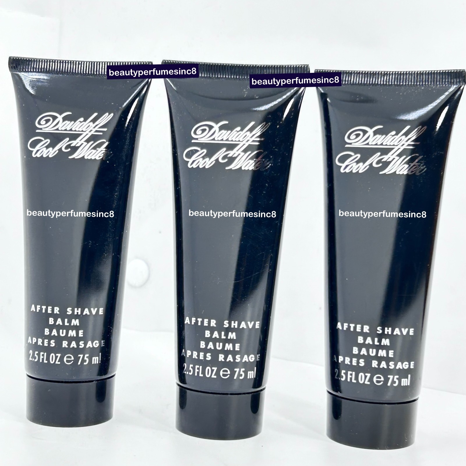 Lot of 3 PCs – Davidoff COOL WATER After Shave Balm 2.5 Oz (3×2.5 oz )
