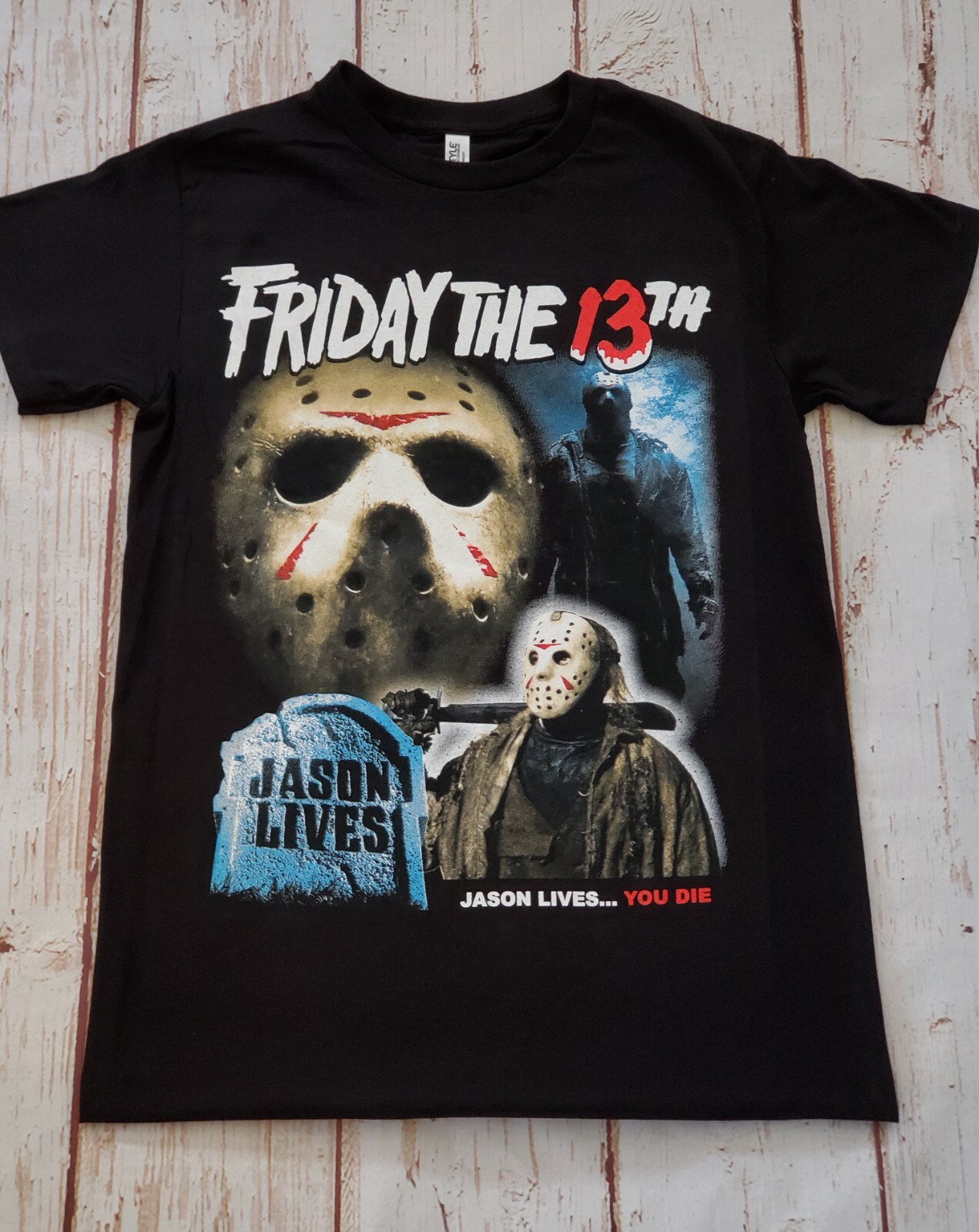 NEW - FRIDAY THE 13TH - Jason Lives ... You die- T-SHIRT gallery