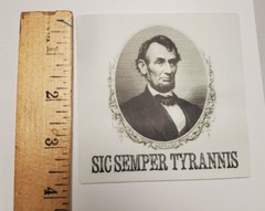 General Sherman WANTED POSTER Confederate States Civil War era poster STICKERS