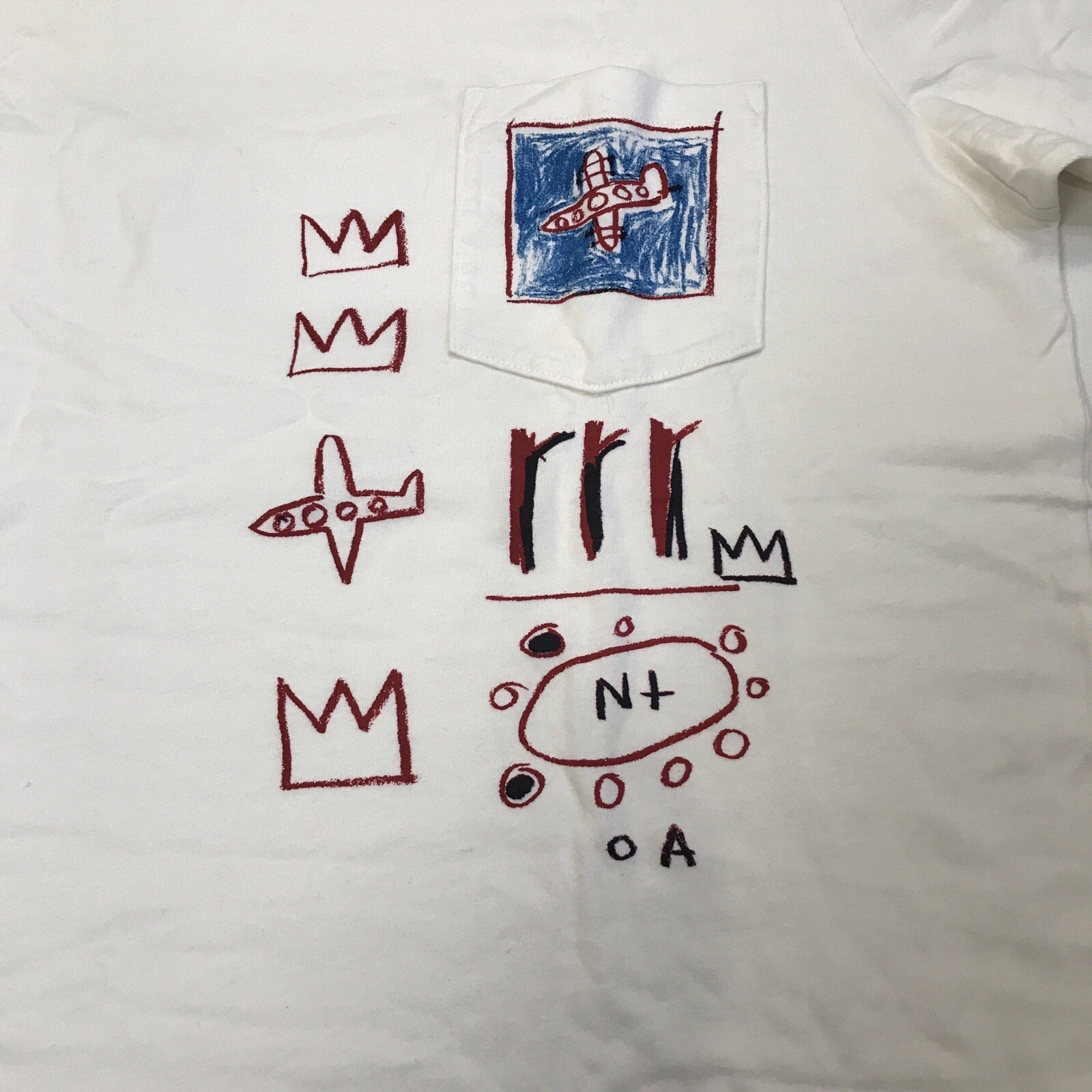 Jean-Michel Basquiat T-Shirt Uniqlo SPRZ NY Tee Sz L Rage NWT Rare Off White gallery