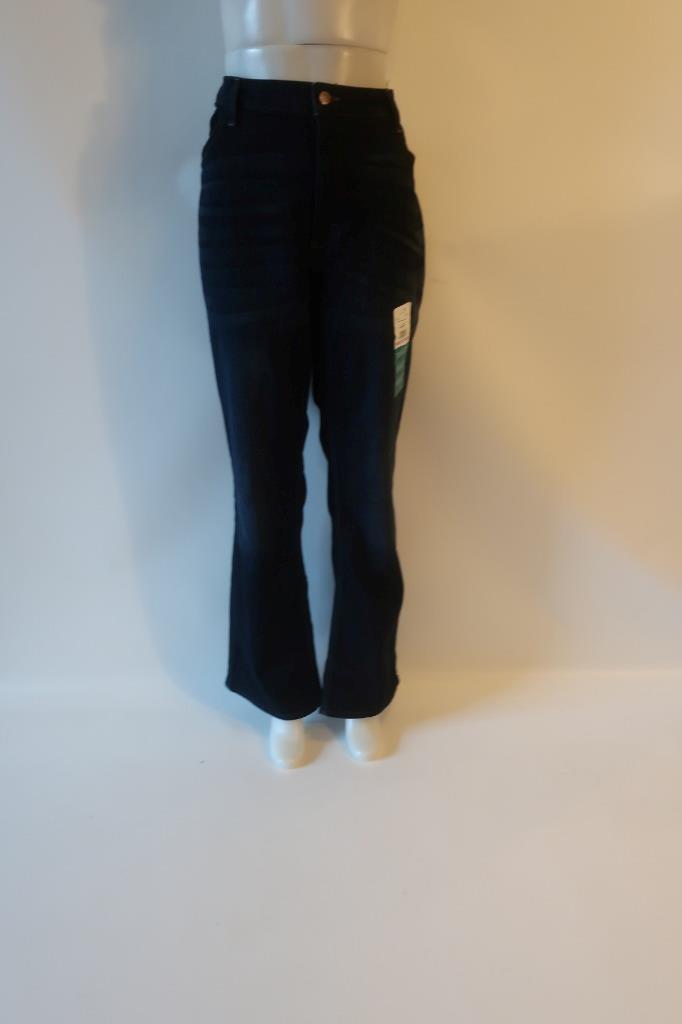 NWT Womens Lee Riders Midrise Bootcut Dark Blue Denim Jeans 24M * gallery