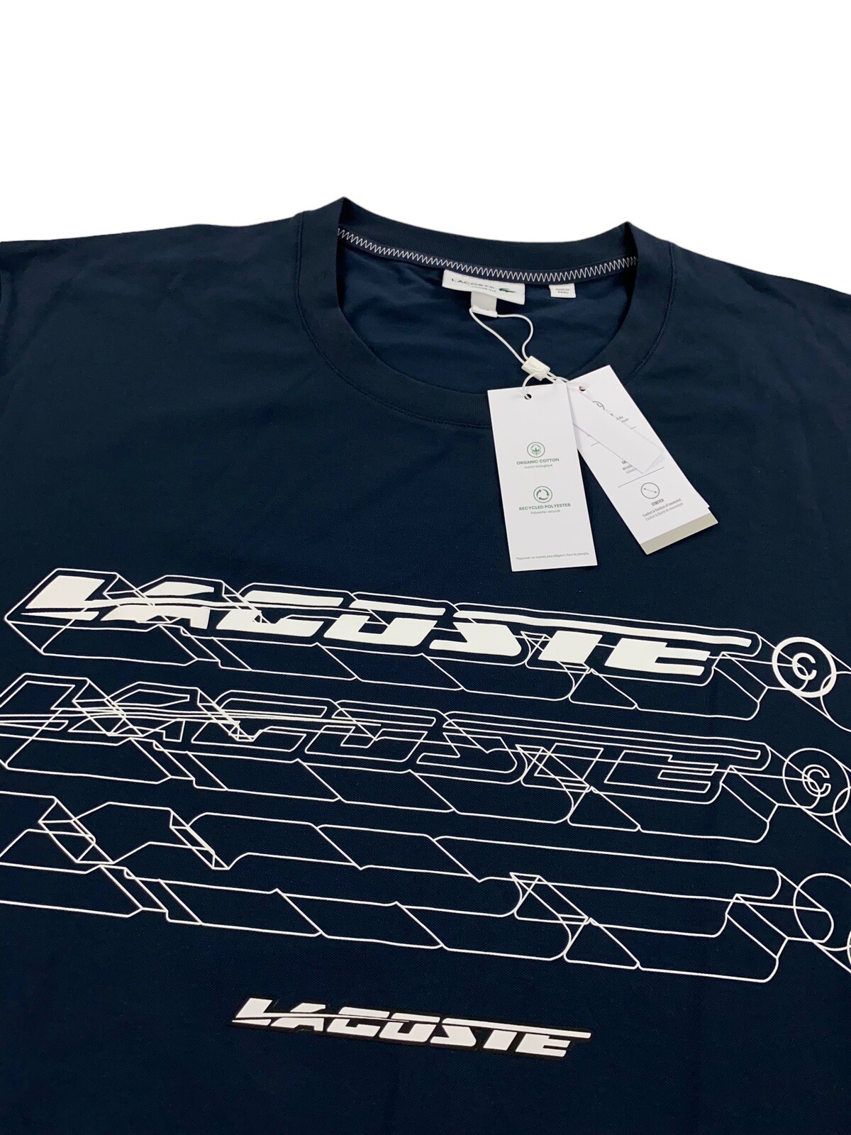 NEW Lacoste Big & Tall Loose Fit 3D Print Short Sleeve T Shirt Mens Sz 3XLB 10R gallery